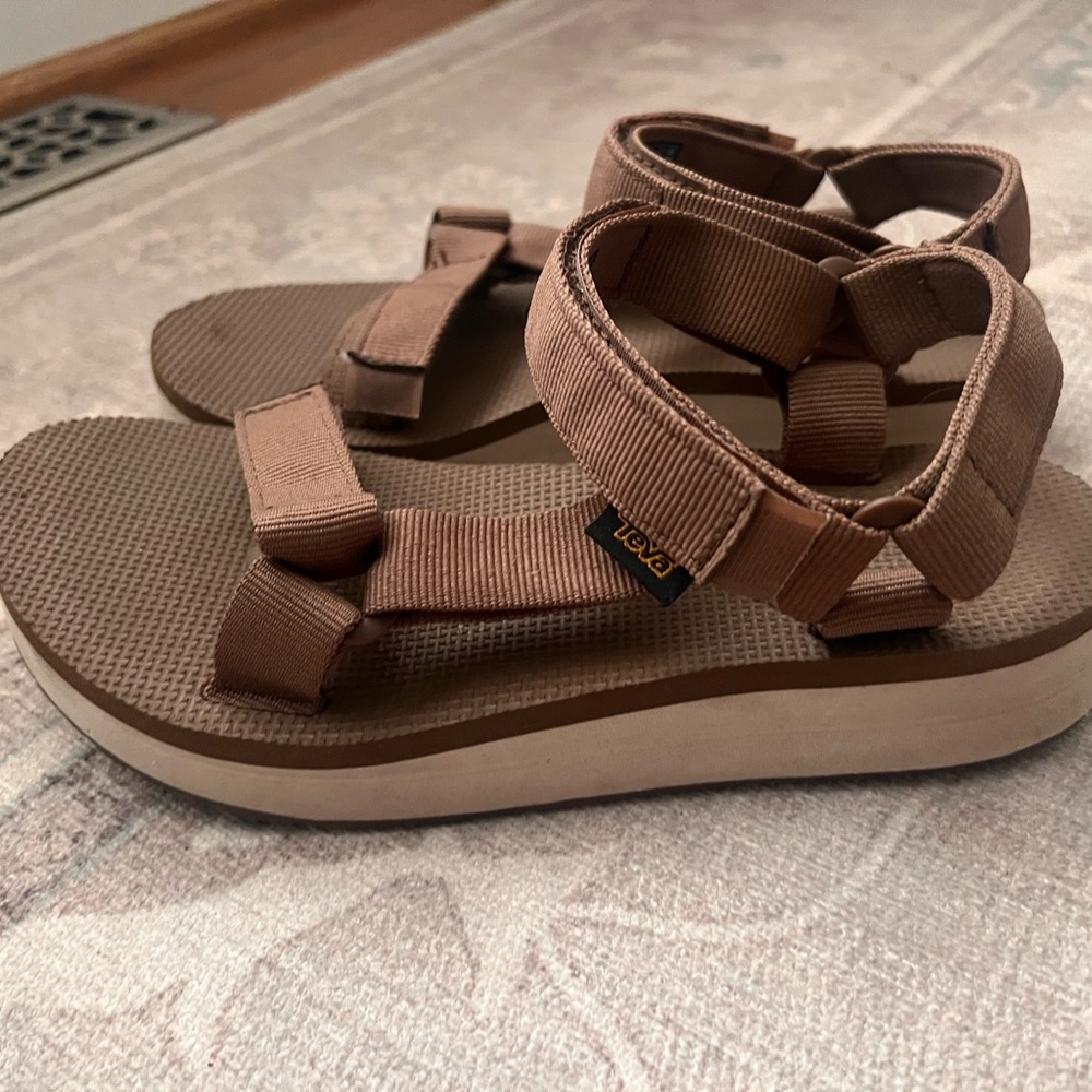 Teva Brown Sport Sandals with Adjustable Straps and Durable Sole